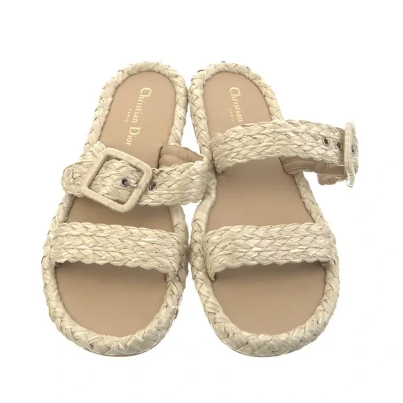 Dior Ocean Slides in Beige - Picture 2 of 4